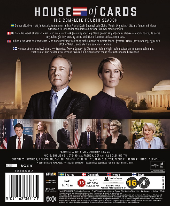 House of cards streaming season 4 on sale